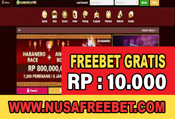 CanduPlay88 Freebet Gratis Rp 10.000 Tanpa Deposit